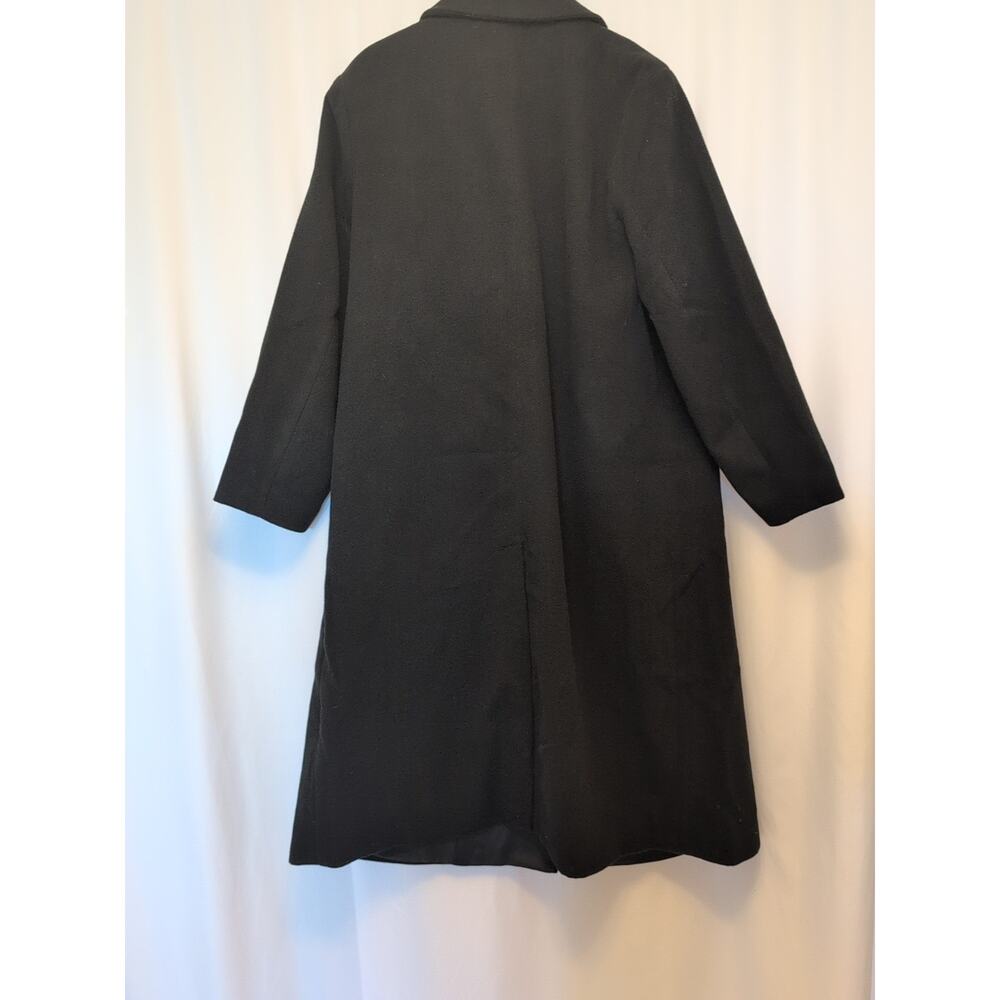 Future collective nwt XXL double breasted long black coat - Picture 5 of 12